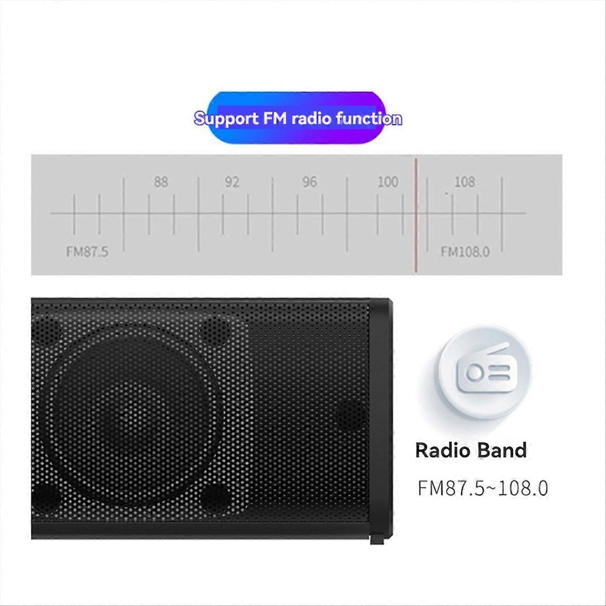 Soundbar PC Gamer Subwoofer Foldable Bluetooth Speaker