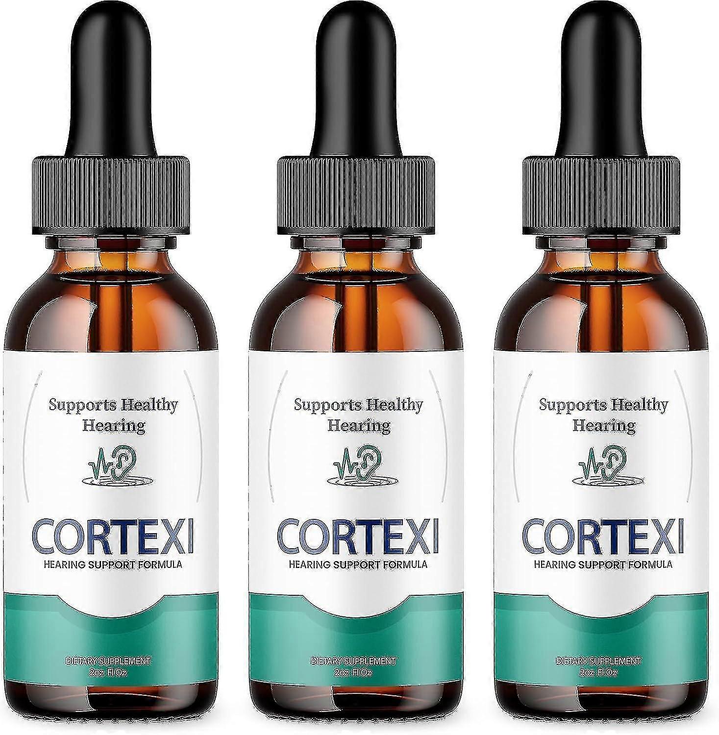 قطرات دعم السمع Cortexi ، قطرات الأذن Cortexi ، طبلة الأذن الصحية تعزز الوضوح السمعي تدعم السمع الصحي