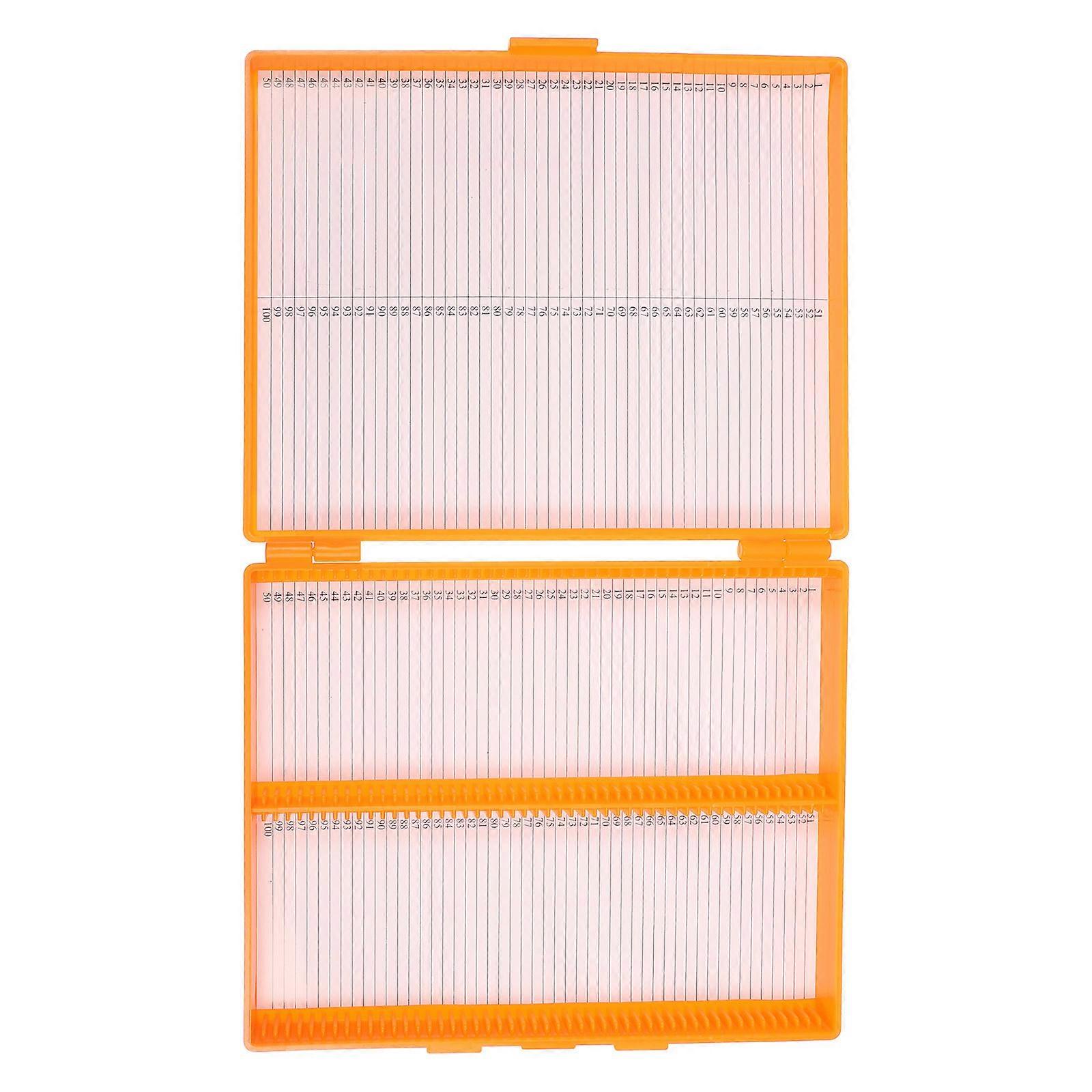 Microscope Slide Boxes Plastic Slide Storage Box for Slides