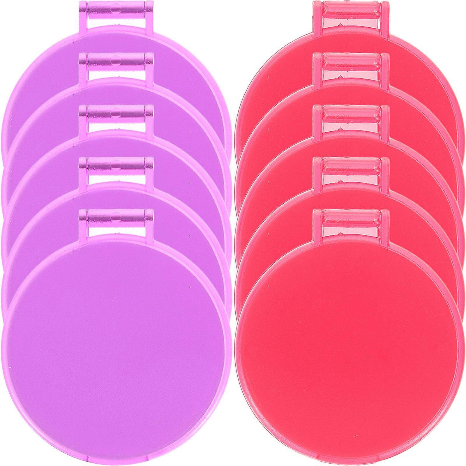 Foldable Mirror Round Cosmetic Mirror for Makeup Use 24Pcs Set