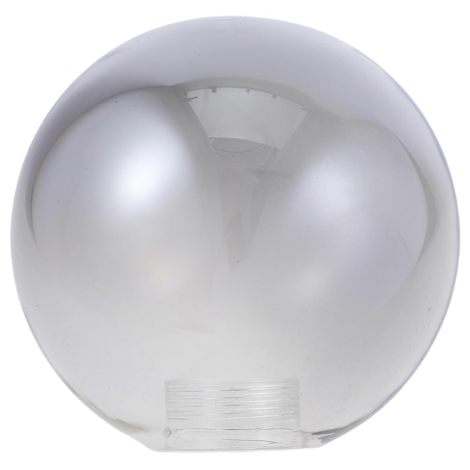 Replacement Glass Globe Lamp Shade for E27 Light Fixtures Grey