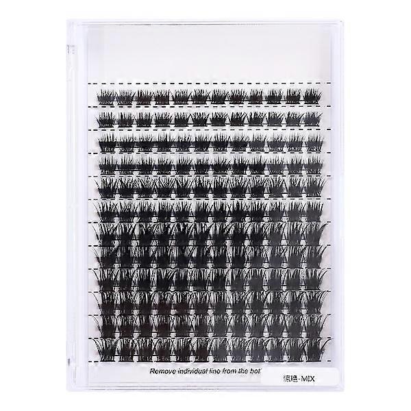 Individual false eyelashes in different lengths and styles Model 4 Black