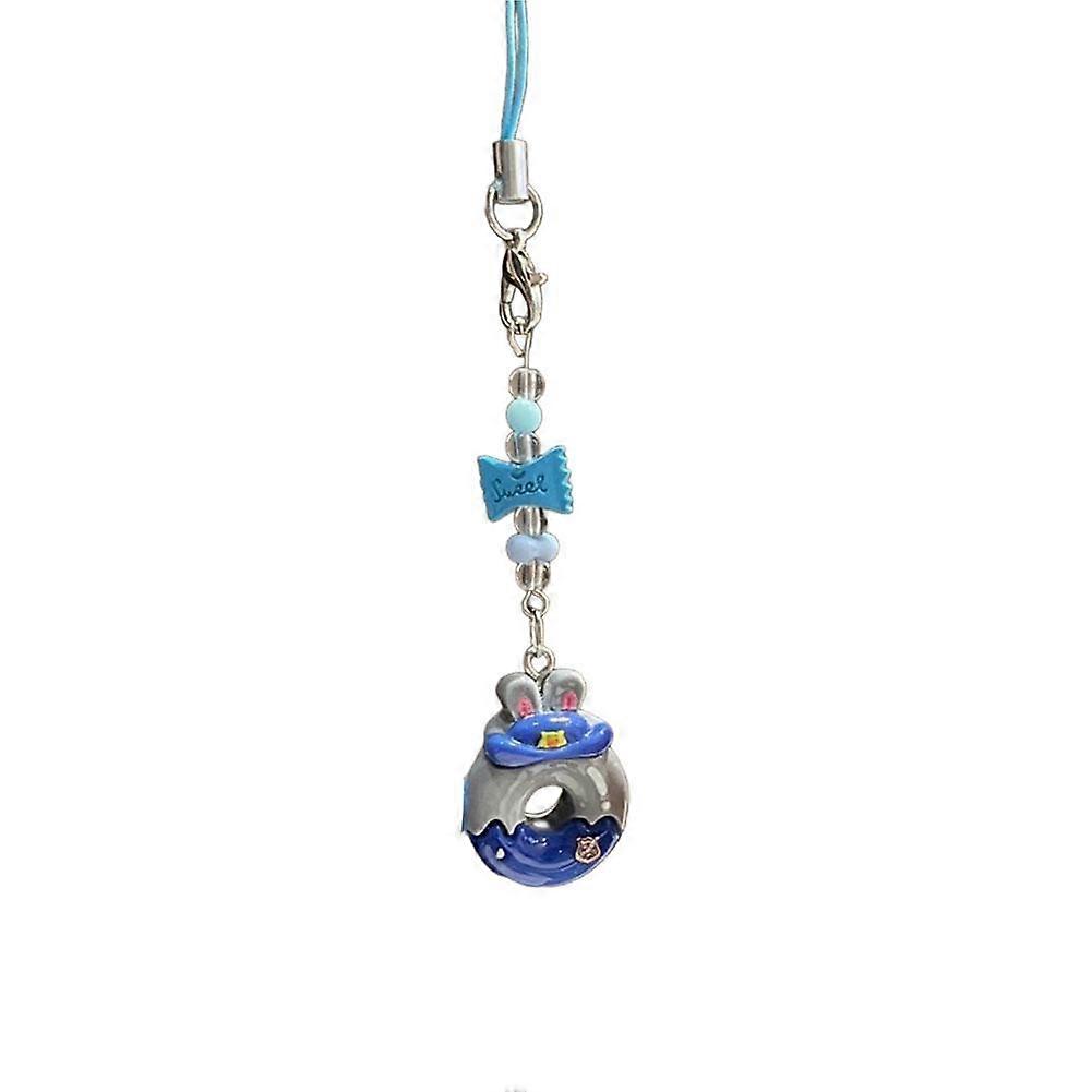 Zootopia Judy Nick Candy Charm Keychain Bag Phone Strap Couple Gift for Girls