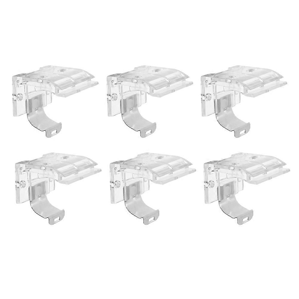 Blinds Rolling Curtain Accessories Roller Blind Brackets Side Fitting 12Pcs Set