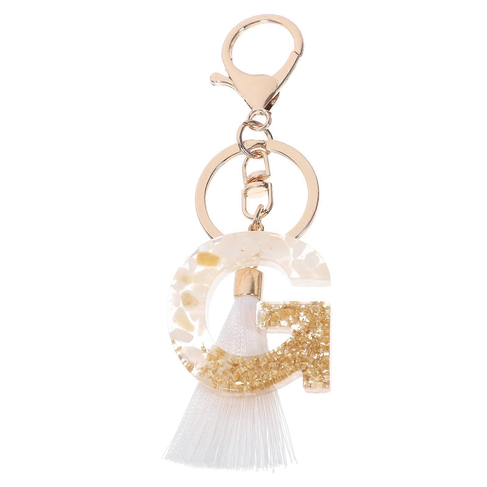 Key Chains Women Alphabet Key Ornaments for Decor 3Pcs Kit