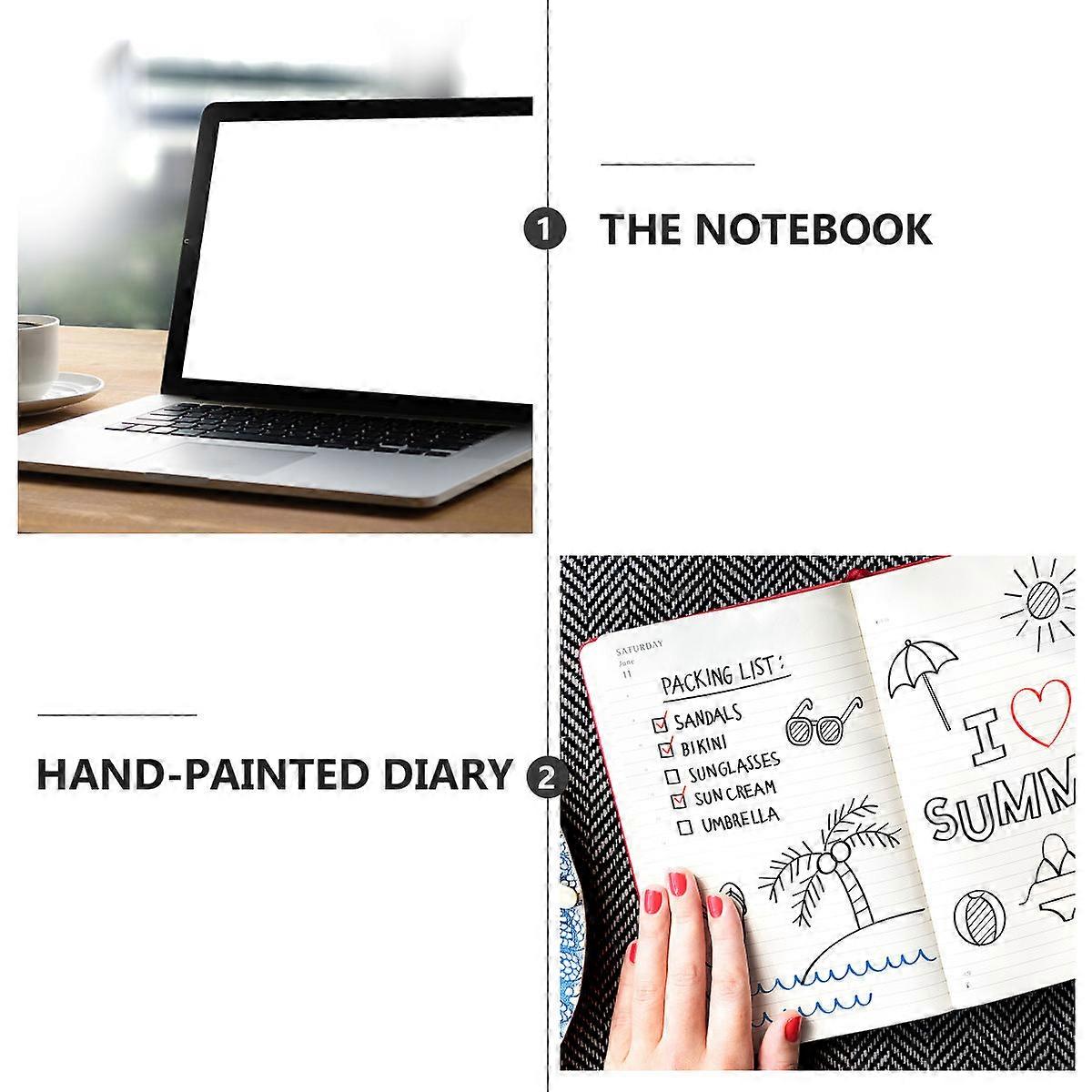 Assorted Color Scrapbooking Stickers 9 Sheets Ideal For Crafting And Decorating Diaries And Planners