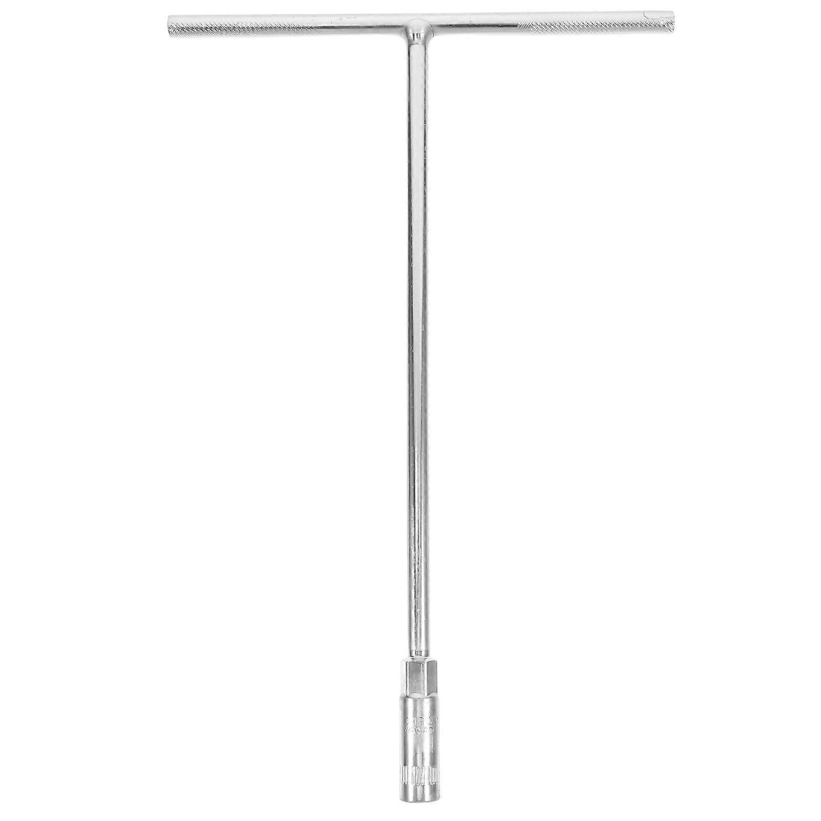 T Handle Socket Wrench for Motorcycle Repair Silver Hexagon Tool