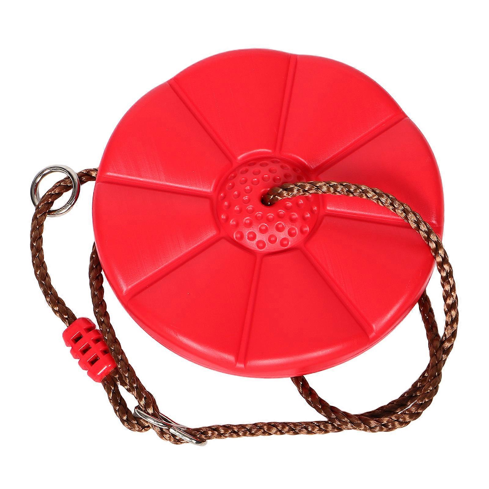 Children Swing Chair Round Disc Swing for Backyard Use 2Sets Comfortable Seating