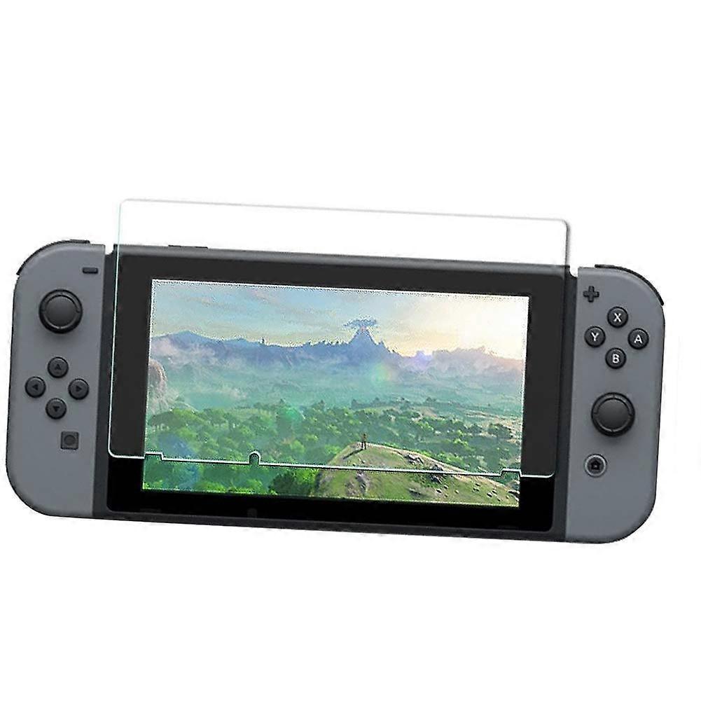 Screen Protector for Nintendo Switch Tempered Glass Scratch Resistant Crystal Clear Bubble 2017