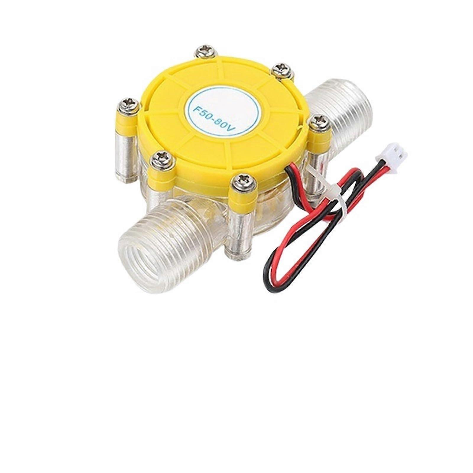 Water Flow Generator 5V 12V 80V Transparent Turbine Faucet Micro Hydro Power Energy Harvesting