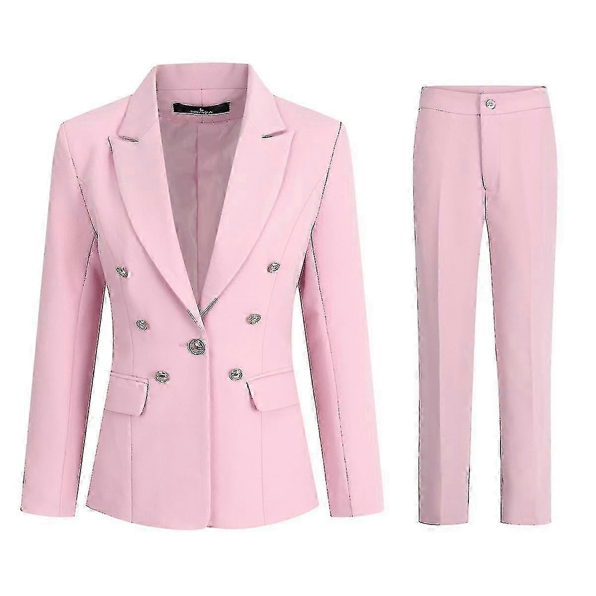 -button Suit Two-piece Suit (blazer + Pants)