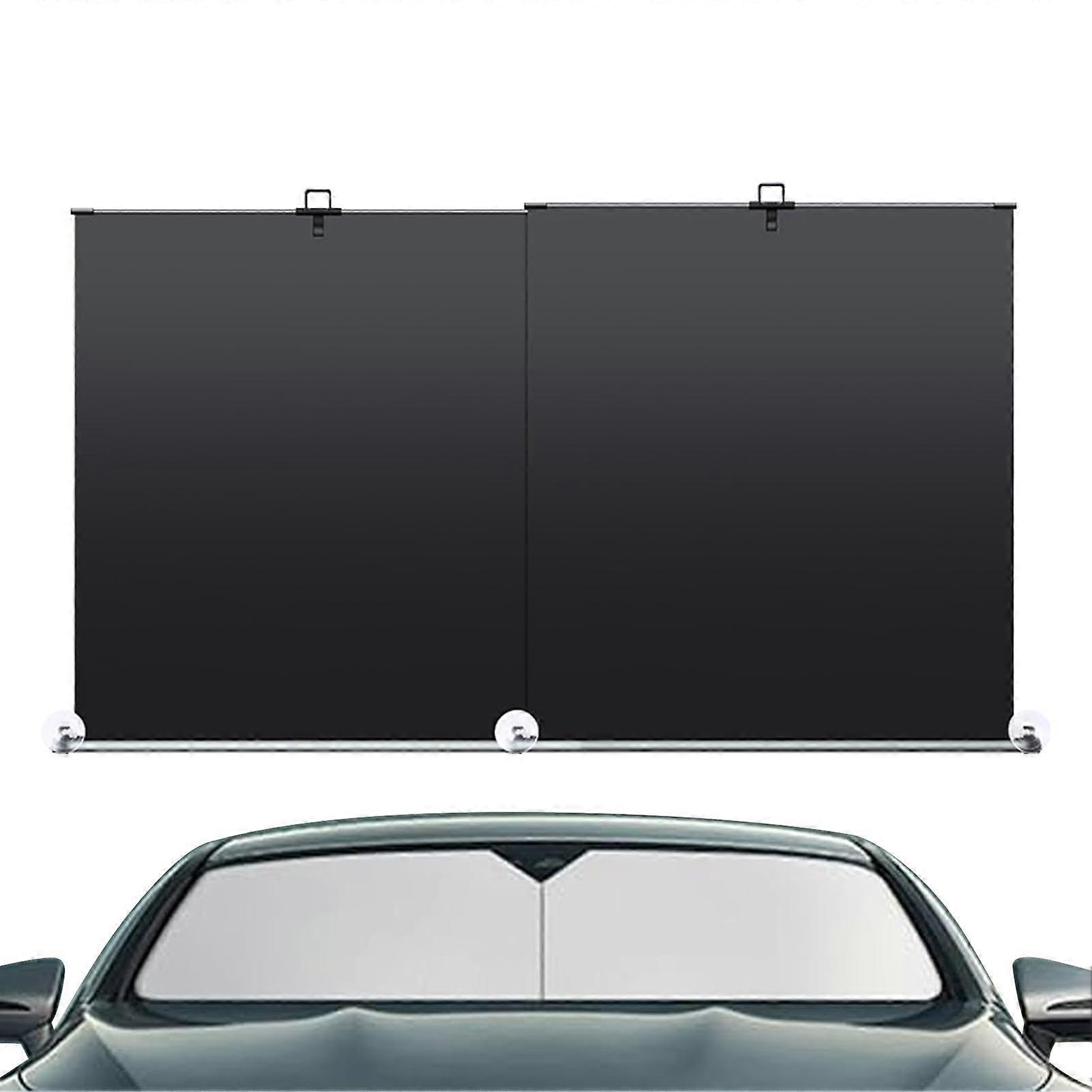 Car Retractable Sunshade Automatic UV Protection Front Windshield Shade for SUV and Sedan