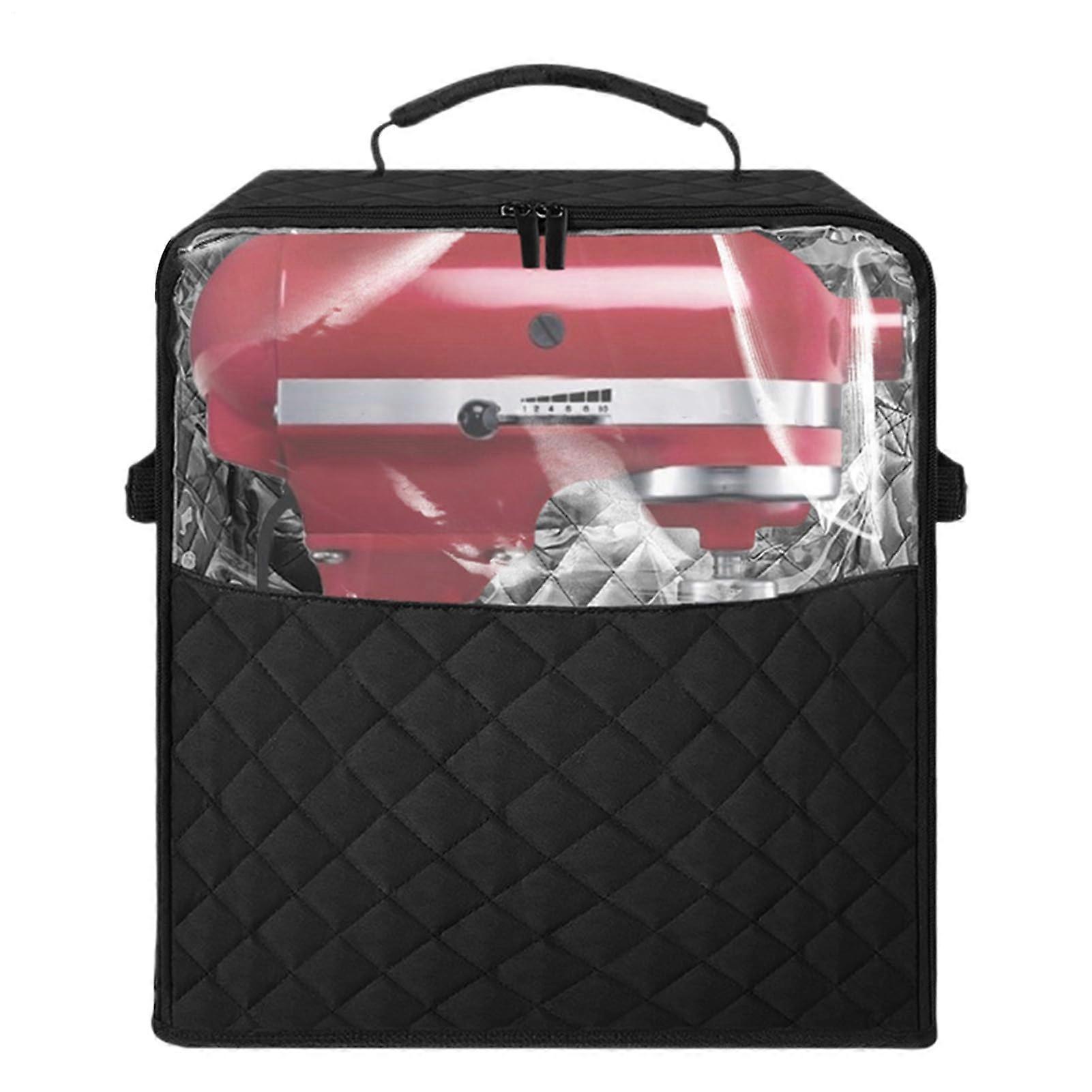 Stand Mixer Dust Cover Waterproof Protective with Handle and Storage Pockets Compatible with KitchenAid