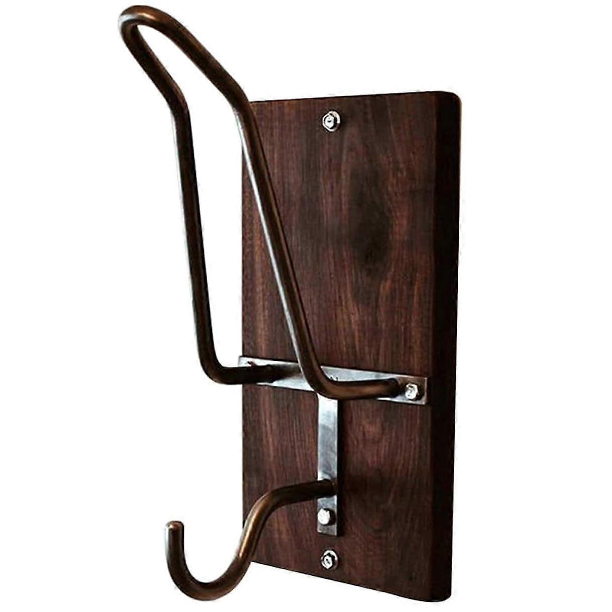 Motorcycle Helmet Rack Wall Mounted Holder for Helmets and Jackets SpaceSaving Gear Storage