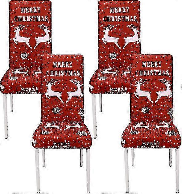 Christmas dining room chair covers 2025