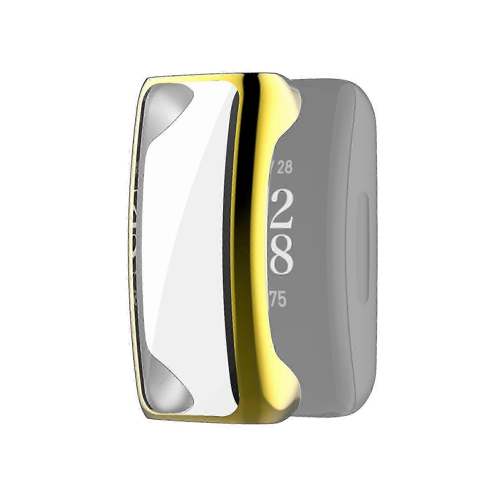 For Fitbit Inspire 2 Full Coverage PC Protective Case Cover(Pink) 26-27s