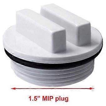14 Pcs 1.5 Inch Threaded Pool Spa Return Winterizing Filter Drain Plug with O-Ring for Winterizing Pools During Season