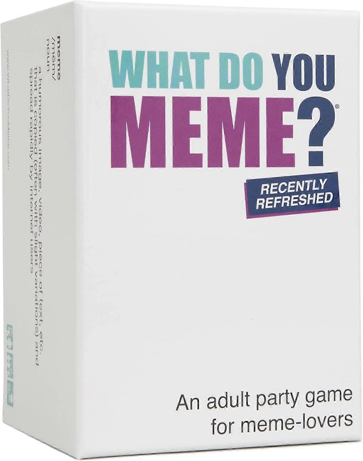 What Do You MEME? Recently Refreshed Board Game
