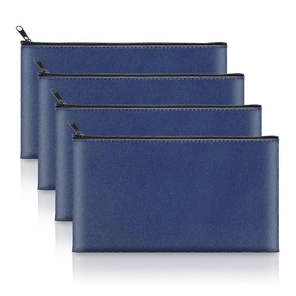 Bolso para Dinheiro com Zíper, 11 x 6,5 Polegadas Bolsa de Dinheiro em Couro PU, B