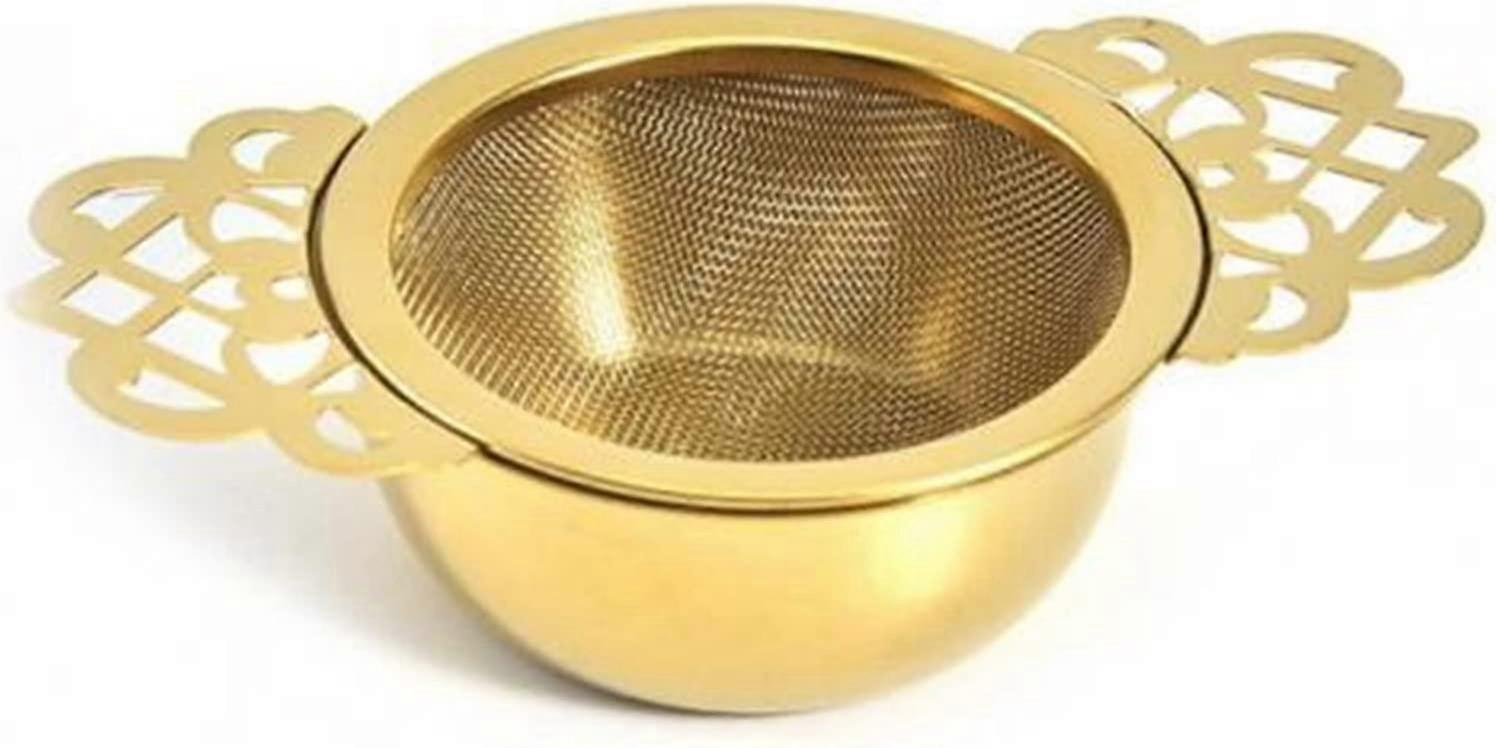 Stainless Steel Tea Infuser with Extra Fine Mesh Loose Leaf Strainer and DoubleWing Handle