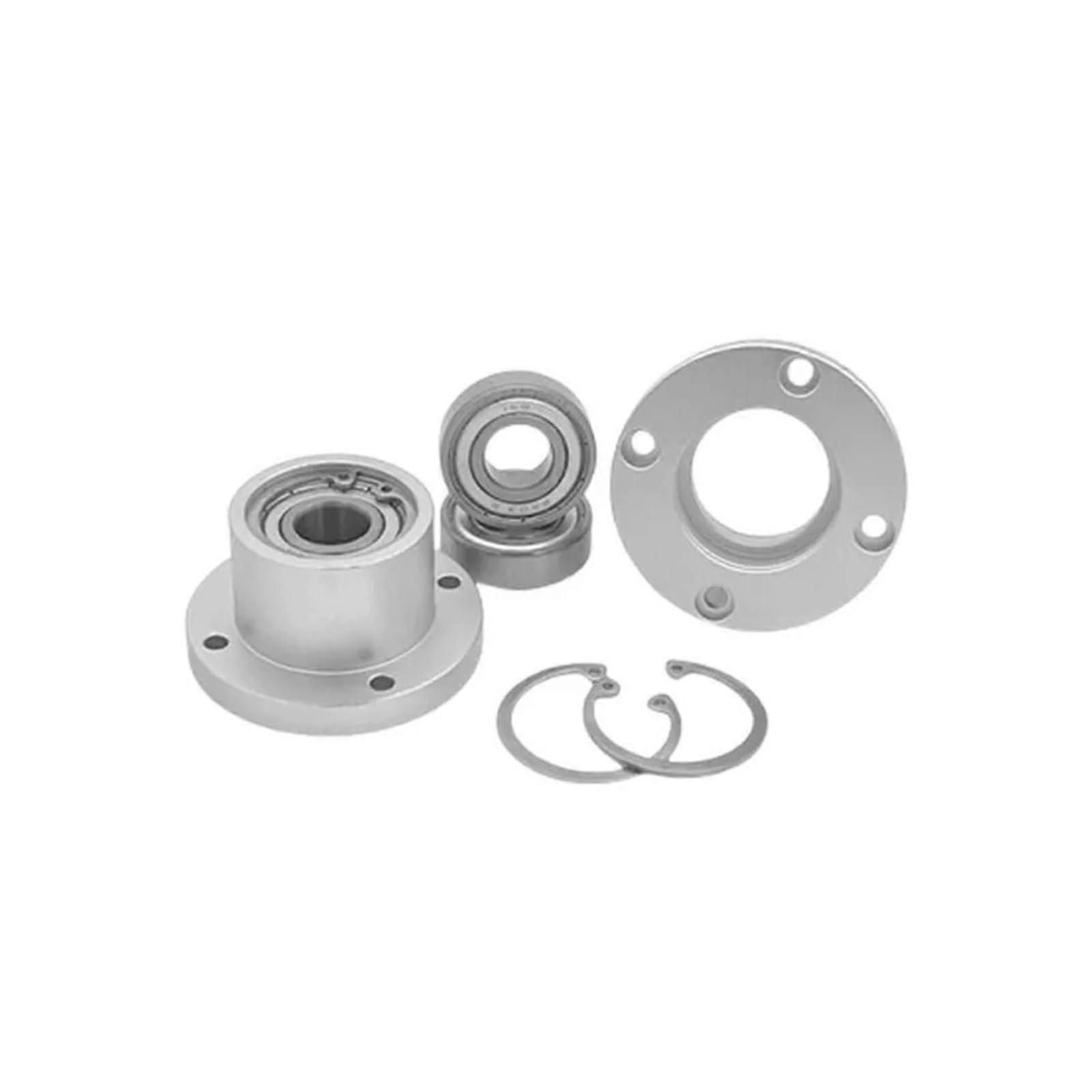 Bearing with Housing Double Shielded Flange Assembly 6008zz Secure Retaining Ring 315mm Durable