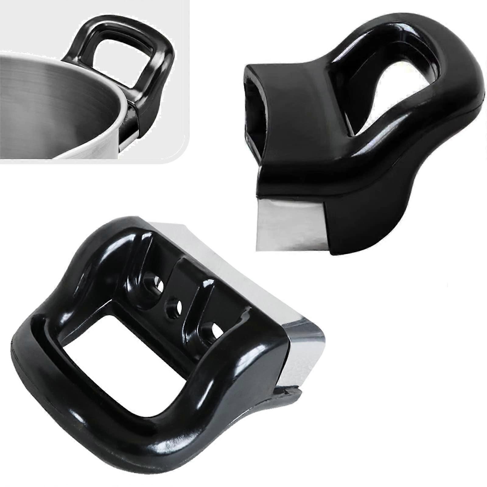Replacement Pot Handles 2PCS HeatResistant Universal Cookware Grip with 3Hole Design