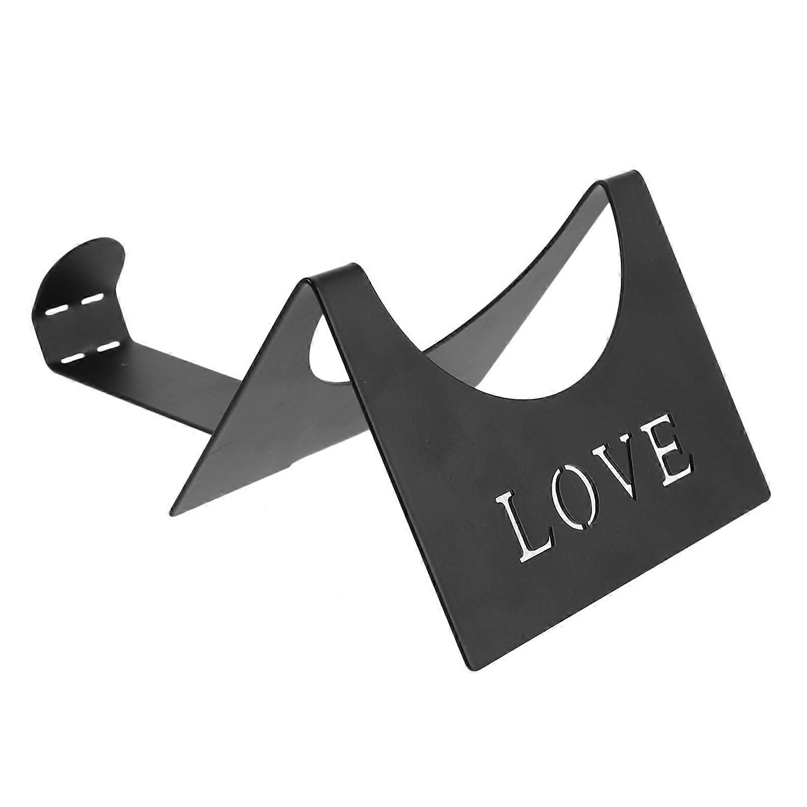 Wine Rack with Elegant Iron Craftsmanship, Small Freestanding Countertop Holder for Rustic Kitchen Storage