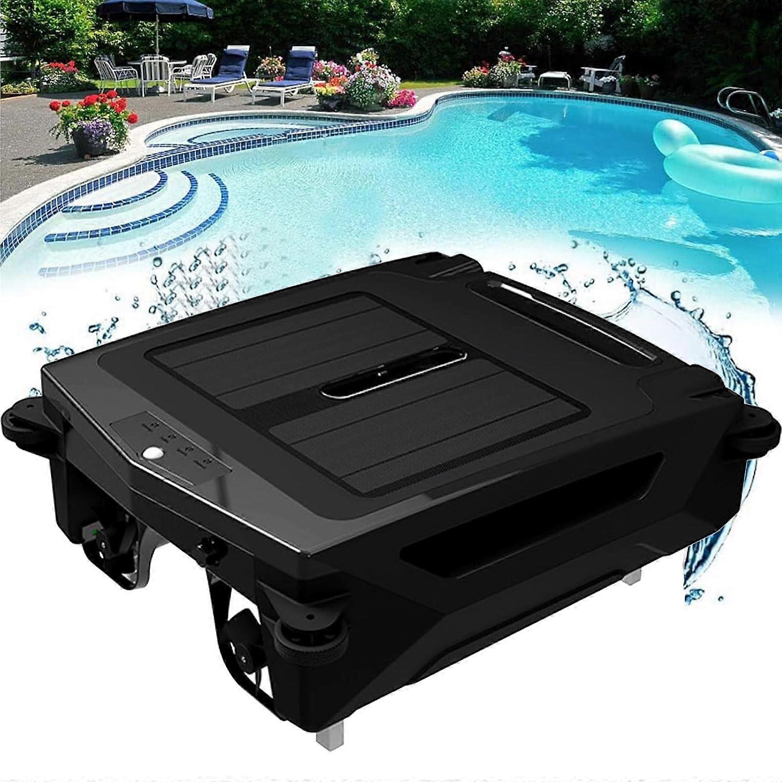 Cordless Pool Skimmer Robot with Smart Navigation, Fast Charging and Large Debris Capacity