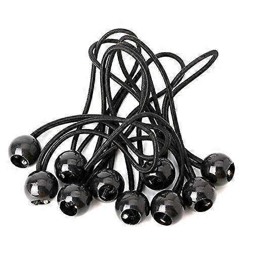 10Pcs Flag Pole Clips with Bungee Cord Ties for Windsocks Flags and Tarps Adjustable Secure Fit