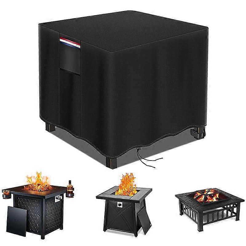Outdoor Stove Protective Cover Windproof Rainproof Black