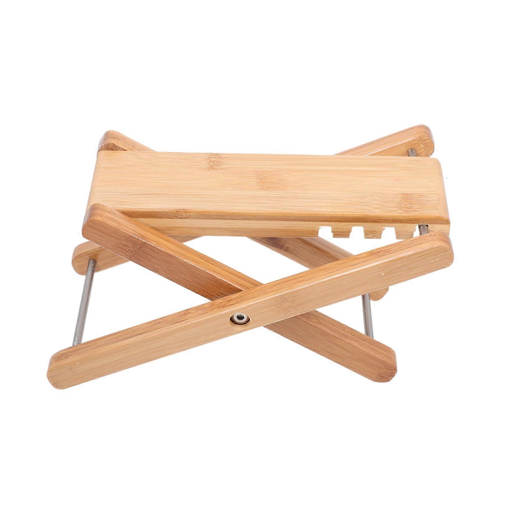 Adjustable Foldable Guitar Footstool with Ergonomic Support for Classical Acoustic Guitar Practice