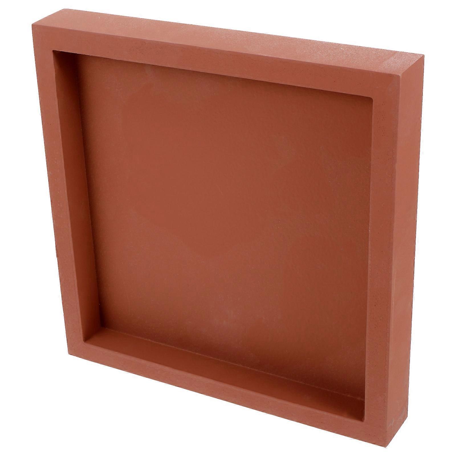 Plastic Plants Tray Square Plate Leakproof Thicken Tray Red