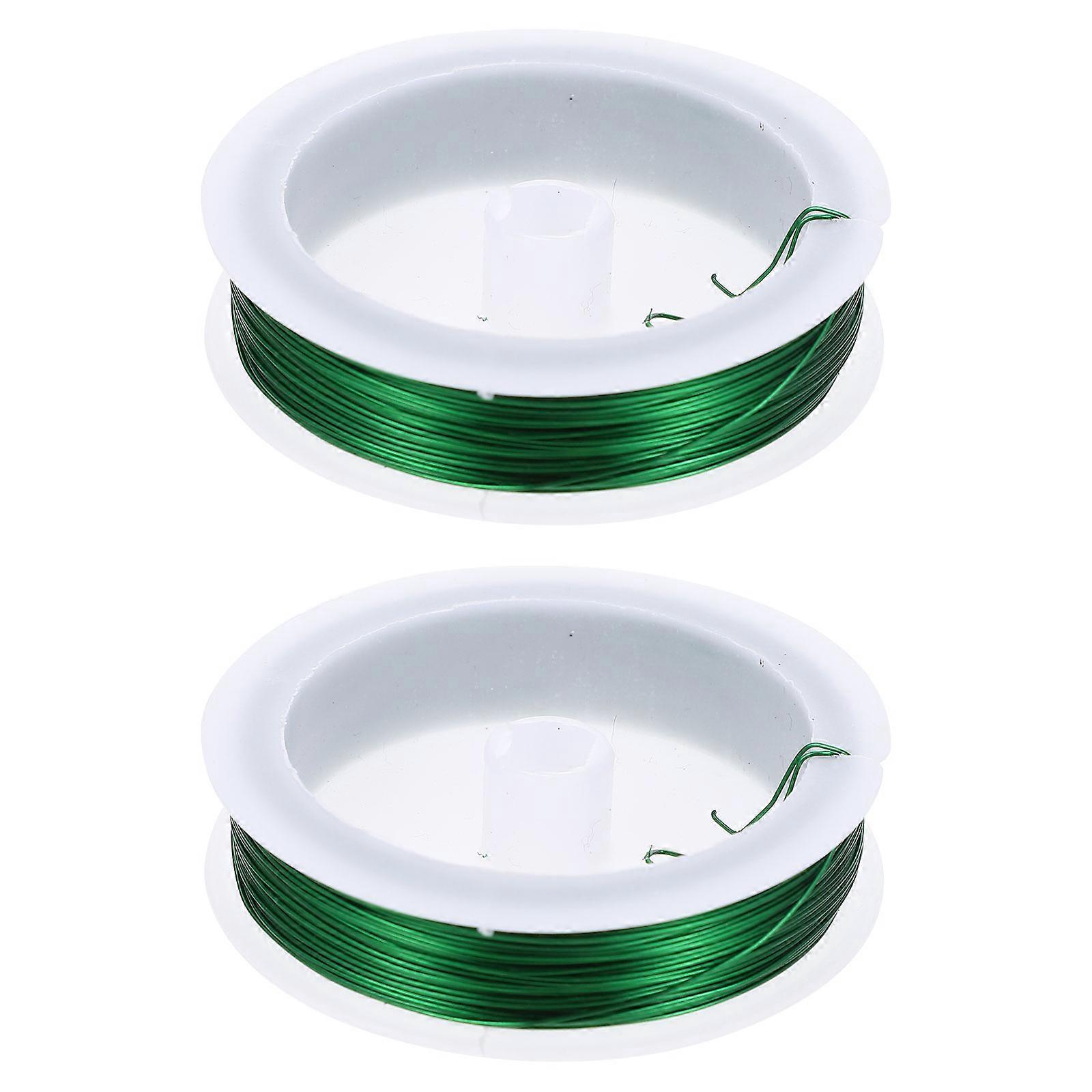 Handmade Colored Wire Iron Wire for DIY Use in 2 Rolls Pack