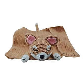 Dog Shaped Woolen Pocket Cup Holder Storage Bag Dachshund Corgi Knitted Home Sofa Bedroom Items Storage Organizer B