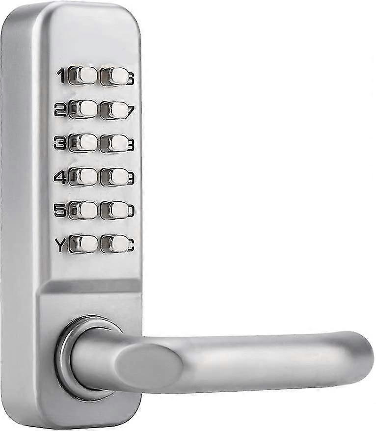 Waterproof Mechanical Code Lock, 1-11 Digit Code Combination Security Password Coded Lock Keyless Mechanical Combination Door Lock For Wooden Office D