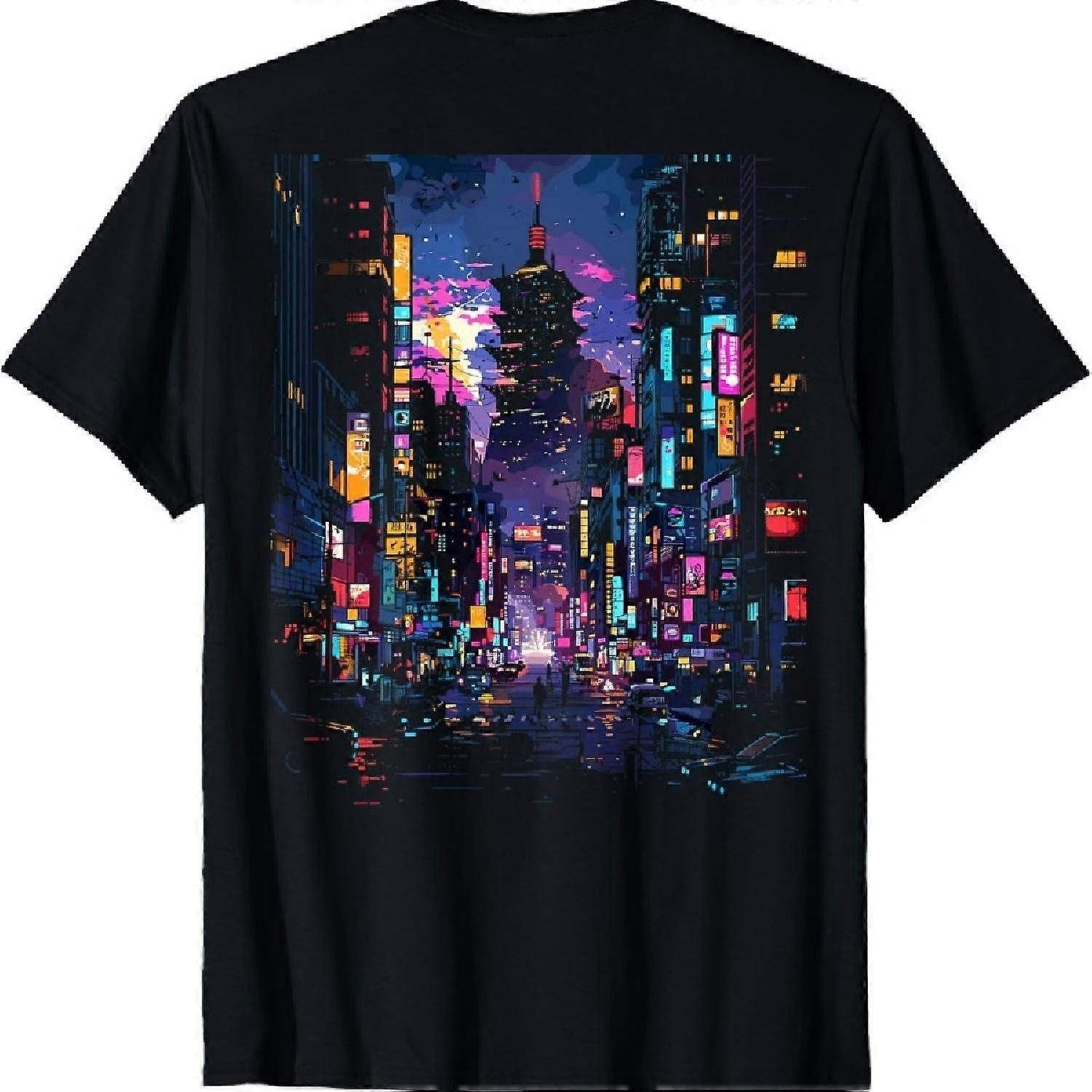 Cyberpunk Back Printed T-Shirt