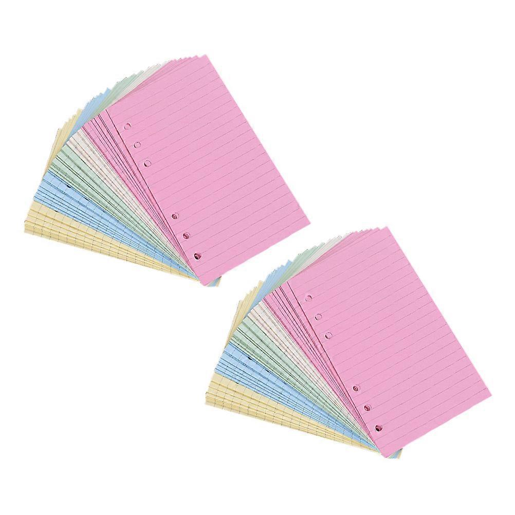 Loose Leaf Paper A6 Notepad Replacement Paper for Writing Use with 2Pcs