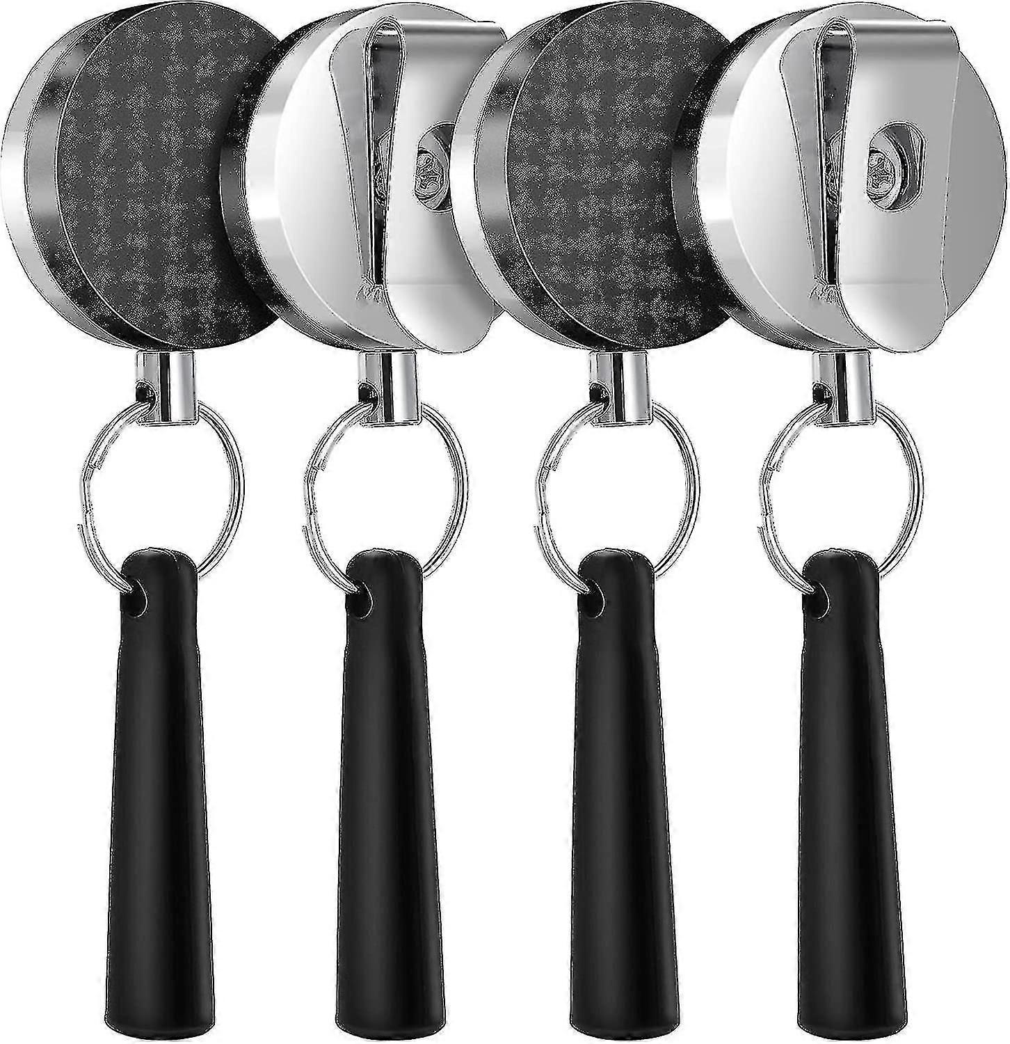 4 Pack Heavy Duty Retractable Pull Pencil Holder