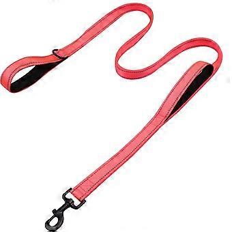 Twingrip Dog Leash, Double Handle Dog Leash for Training & Walking with Traffic Handle & 2 Loop, Traffic Control Reflective Heavy Duty for Puppy Pet,