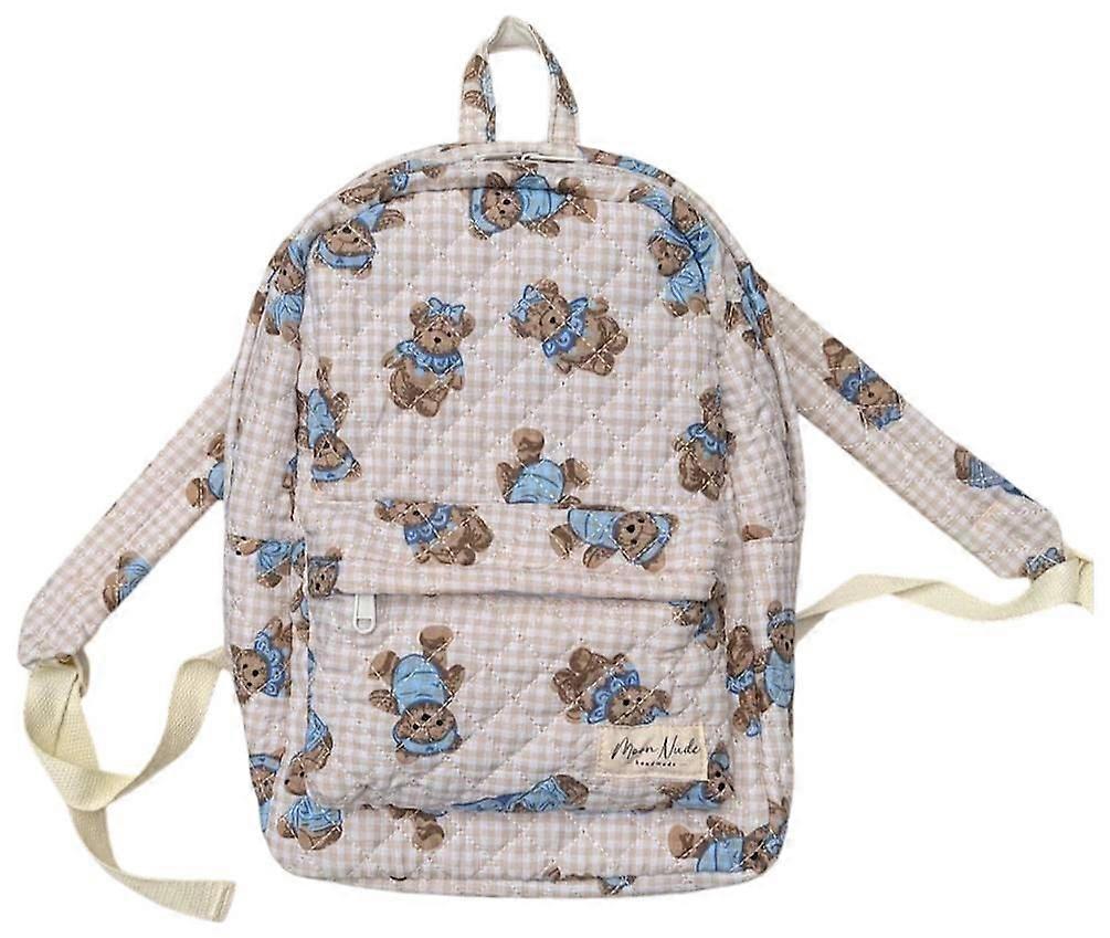 Moon Nude Cuddles Backpack - Beige/Blue/Brown