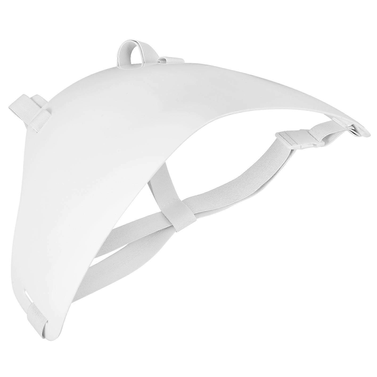 Protector de pecho de PVC blanco para esgrima