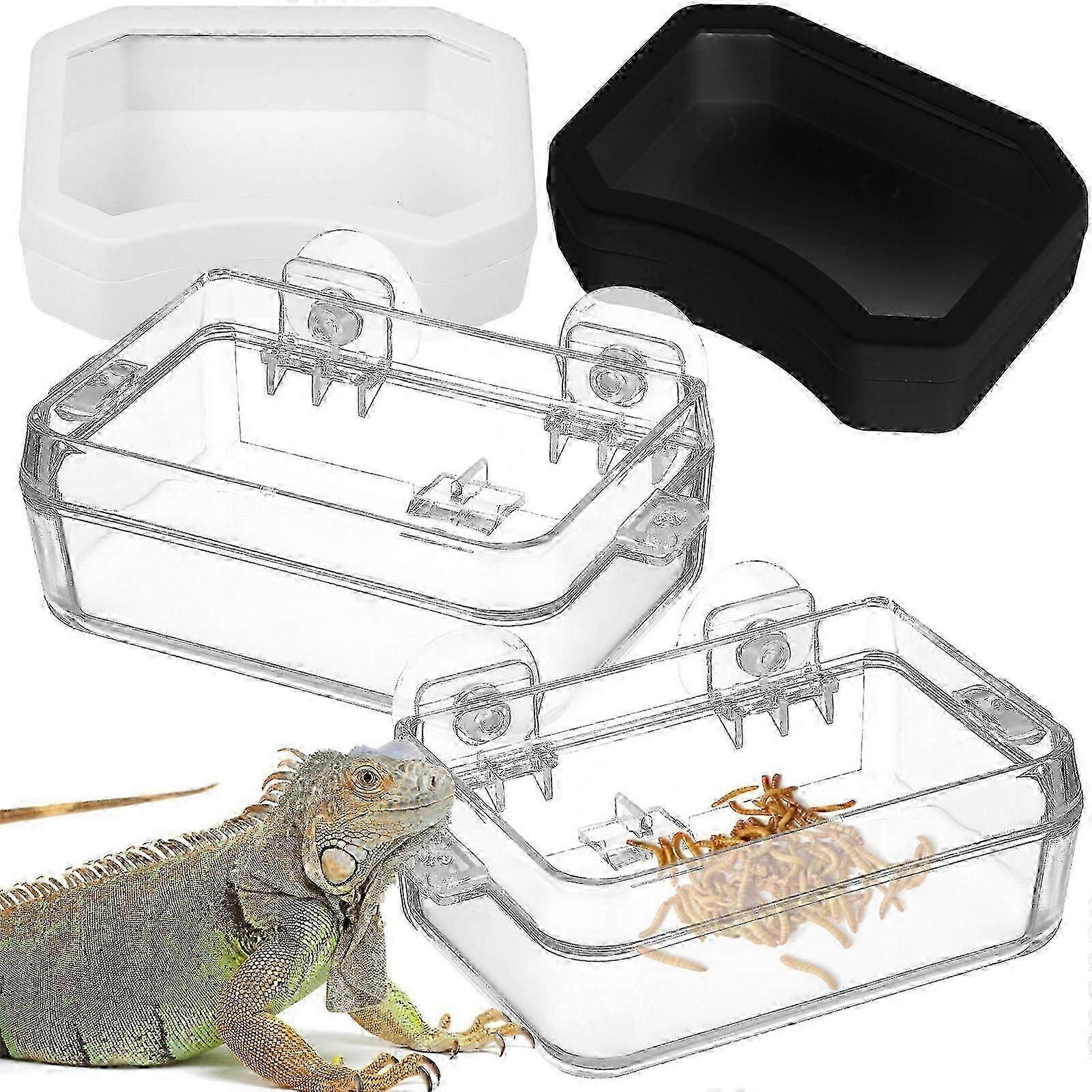 Ensemble de 2 mangeoires pour reptiles