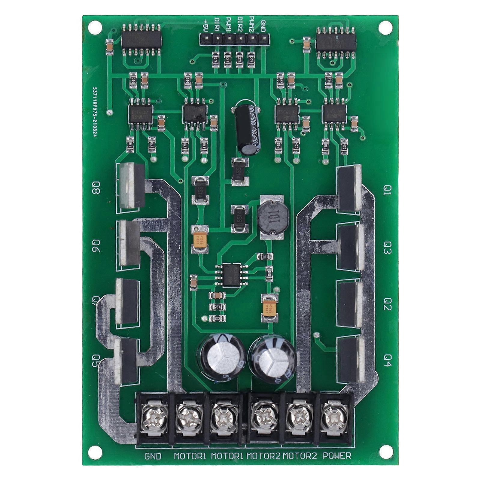 Dual Motor Driver Module High Power H Bridge DC Motor Controller Board with Braking Function
