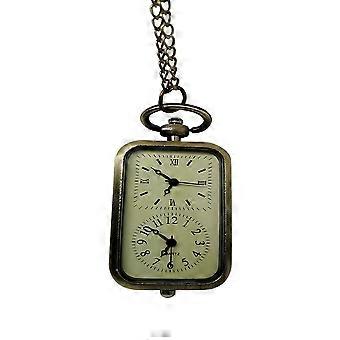 Vintage Pocket Watch Pendant Necklace for Decoration 1Pcs
