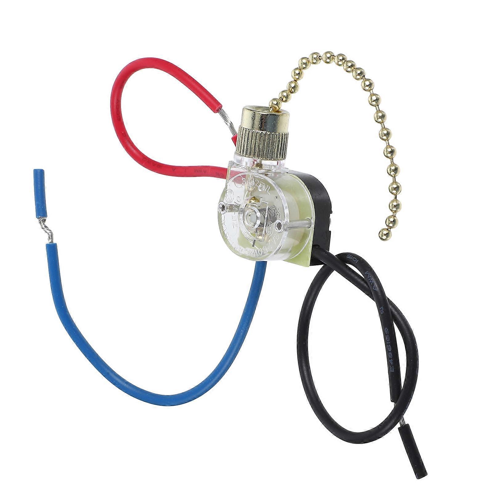 Pull Chain Switch Ceiling Fan for Home Use Easy Installation Lighting Control