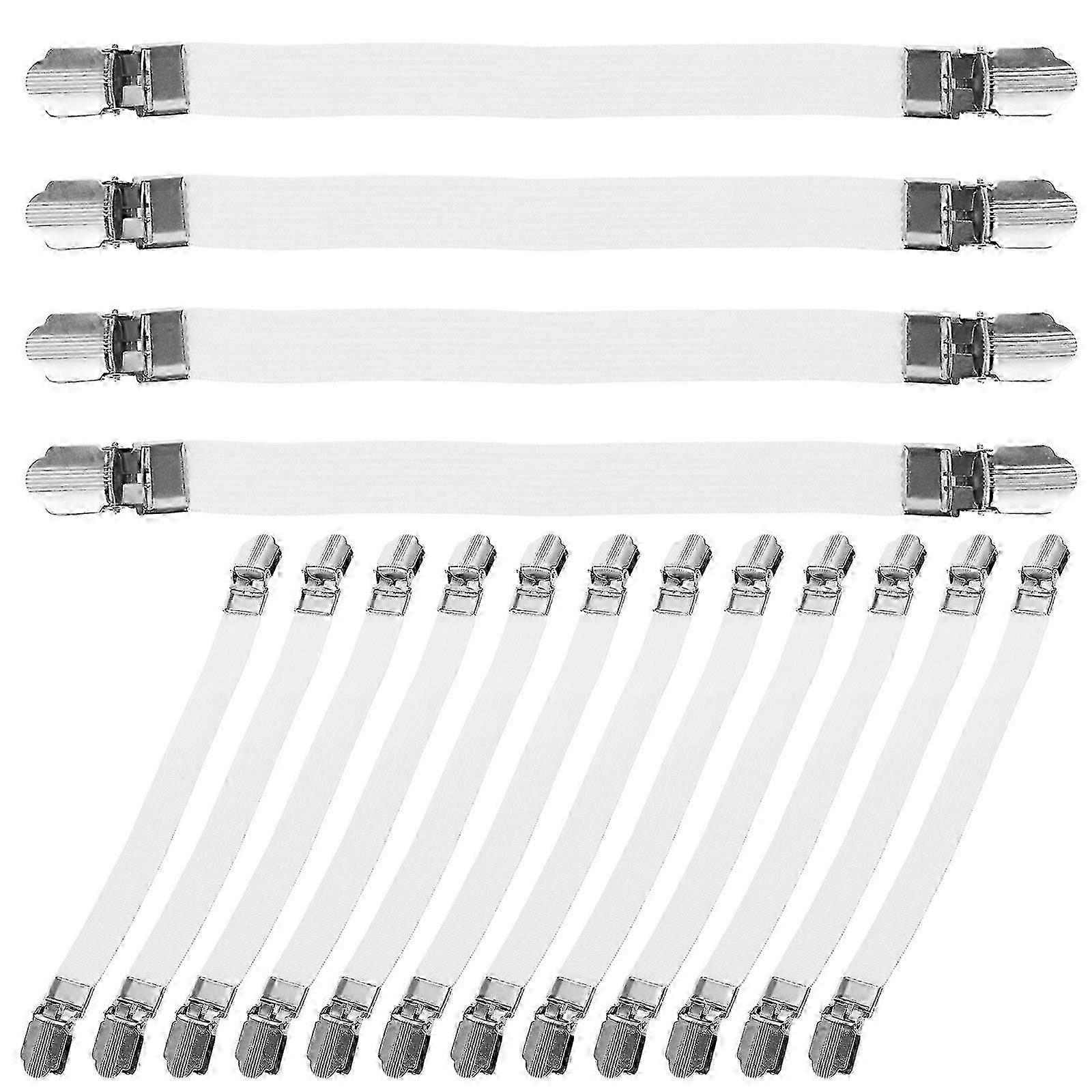 16Pcs Adjustable Ironing Board Cover Clips Fasteners