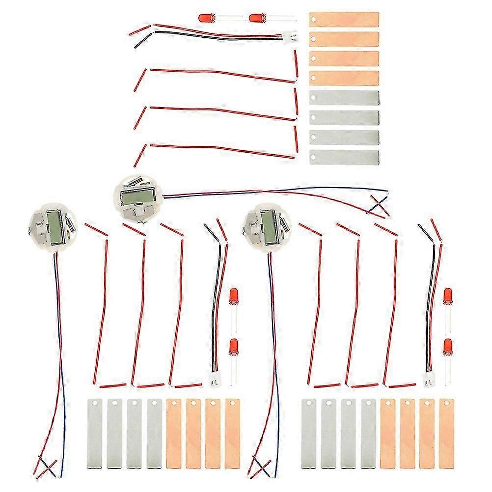 Hands-On Training Science Experiments Kit With Creative Fruit Battery For Students Classroom Project 3 Sets