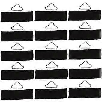 Trampoline Fixer Triangular D Rings High Strength Survival Kits Luggage Bag Diy Accessories Silver 11.50X3.50X0.30cm 30Pcs