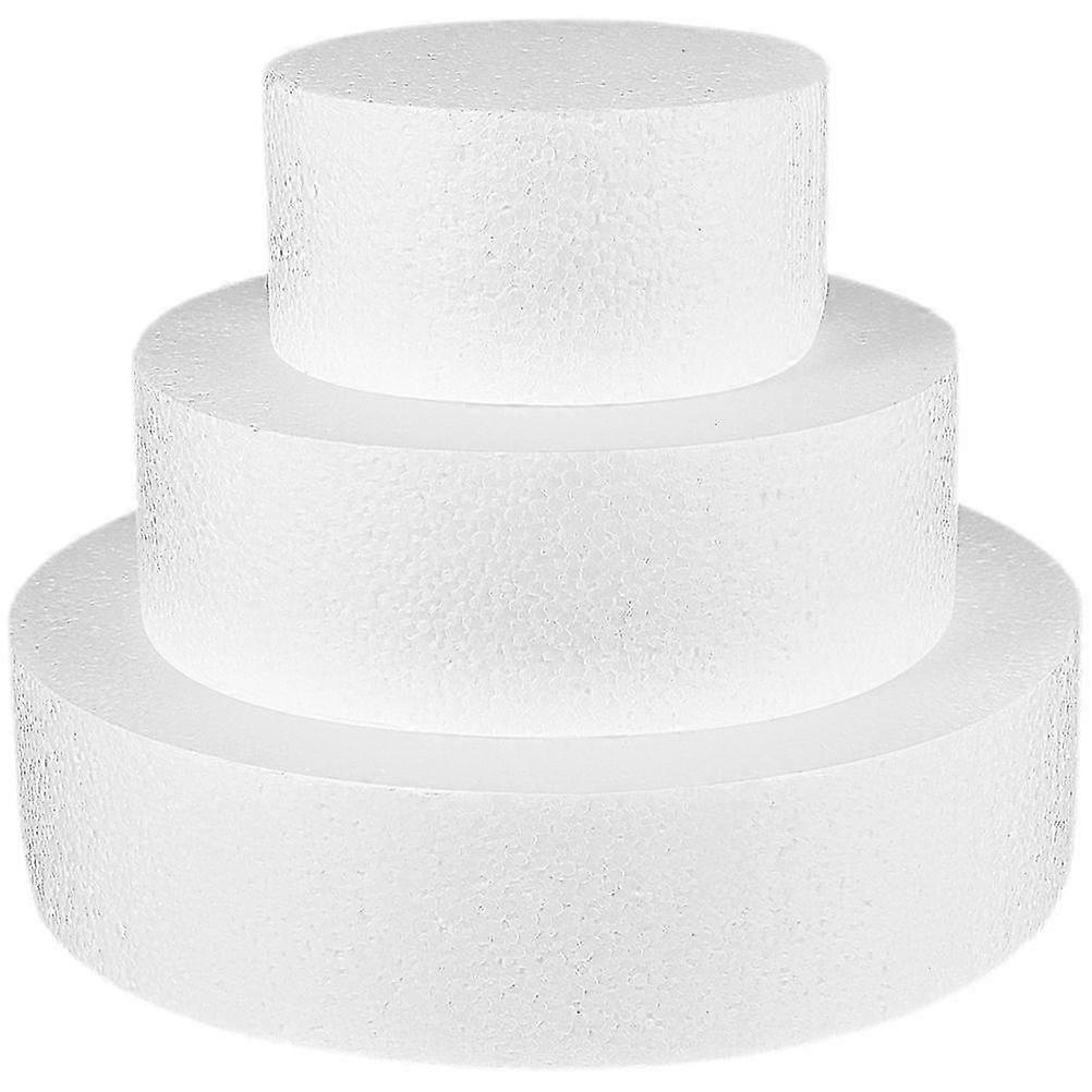 3Pcs Fake Cake Model Multi-function Cake DIY Cake Model Cake Decoration Foams Model