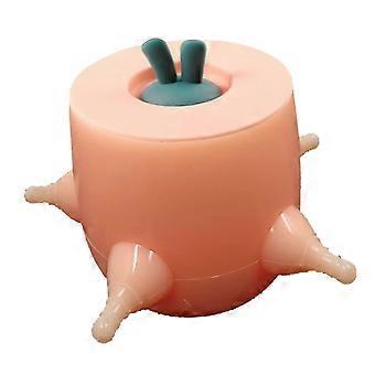 Puppy Milk Feeder Nursing 5 Nipples Lid Milk Feeder Convenient Feeding Bowl